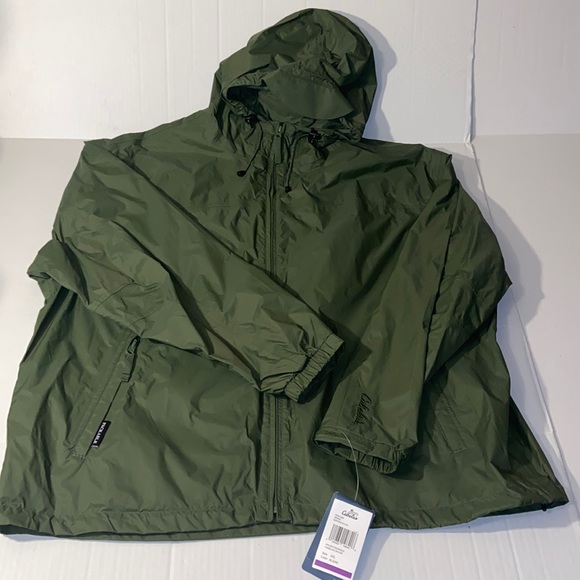 Veste Coupe-vent Cabela's Windcrest Homme - 2XL Vert - Imperméable Avec Poches